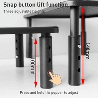 Lenovo Thinkpad Laptop Stand with Phone Holder - Elevated Monitor Stand thumbnail