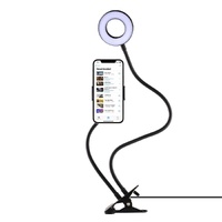 Adjustable 3.5 Live Broadcast Led Fill Light with Phone Clamp thumbnail