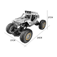 Large Alloy Off-road Rc Car for Kids - Black thumbnail