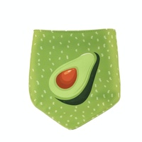 Refreshing Avocado Pet Scarf Three-Layer Thickened Waterproof Saliva Towel - Size Xl thumbnail