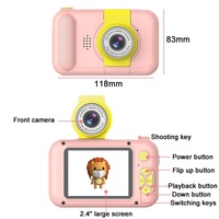 Reversible Mini Hd Child Camera with 8g Card Reader - Blue thumbnail