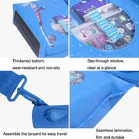 Small Waterproof One-Shoulder Crossbody Diving Bag - Small White thumbnail