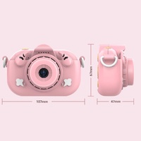 2.0-Inch 4X Zoom Hd Digital Camera For Kids - Blue - Yellow thumbnail