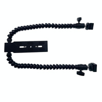 Adjustable Dual Arm Flash Bracket Mount For Hot Shoe thumbnail