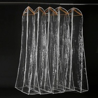 Wedding Dress Storage Bag - Transparent Coat Protective Dust Cover thumbnail