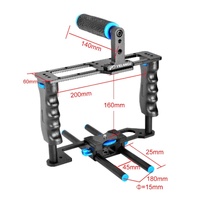 Camera Stabilizer With Protective Cage Handle And Top Set thumbnail