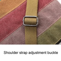 Multi Layer Canvas Crossbody Bag For Women Simple Design thumbnail