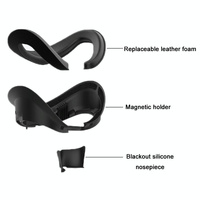 Blackout Sweat Face Cover with Magnetic Closure - Pico 4 Sponge Leather thumbnail