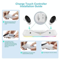 Vr Game Seat Charging Set with Magnetic Suction Base for Meta Quest 3 Glasses and Handle thumbnail