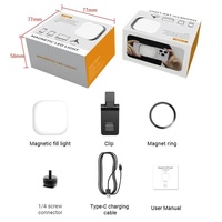 Rechargeable Mini Magnetic Selfie Light - Tri-colour Temperature thumbnail
