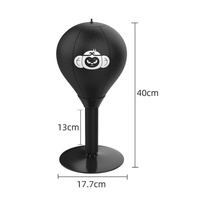 Desktop Speed Ball For Boxing Training - Bear Design With Gloves & Pump - Monkey+Children Gloves+Pump thumbnail