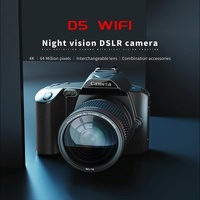 Dual-Camera Night Vision 64 Million Pixel High-Definition Wifi Digital Camera Standard & Fill Light - Standard+Light+Lens+Mic+Bracket thumbnail