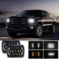 7 Inch 5X7 / 7X6 H4 Dc 9V - 30V 30000Lm 300W 8Leds Car Square Shape Led Headlight Lamps For Jeep Wrangler thumbnail