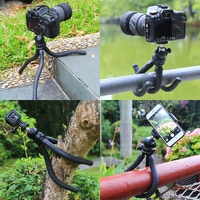 Flexible Mini Octopus Tripod with Ball Head for Slr Cameras Gopro and Cellphones - 30cmx5cm thumbnail