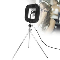 28cm Dimmable Led Square Light with Tripod for Mobile Phone Live Streaming thumbnail