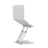 Foldable Aluminum Laptop Stand - Adjustable Height thumbnail