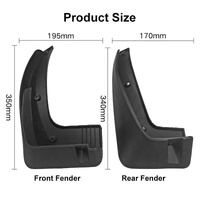 For Kia Kx5 Sportage 2016-2020 4Pcs / Set Car Auto Soft Plastic Splash Flaps Fender Guard thumbnail