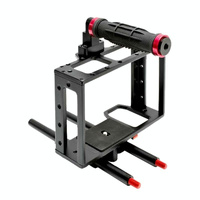 Camera Cage Handle Kit For Slr Camera - Black & Red thumbnail