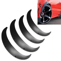 4 Pcs Car Universal Fender Flares Wheel Eyebrow Black Not Painted Wheel Eyebrow thumbnail