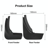 For Skoda Superb 2016-2021 4Pcs / Set Car Auto Soft Plastic Splash Flaps Fender Guard thumbnail