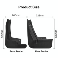 For Toyota Avanza 2022 4Pcs / Set Car Auto Soft Plastic Splash Flaps Fender Guard thumbnail