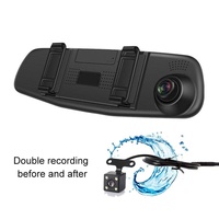 4.3 Dual-lens Hd Night Vision Driving Recorder with Parking Monitoring and Motion Detection - Vs6 Car thumbnail