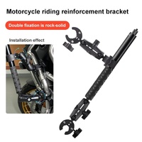 Adjustable Dual-head Handlebar Mount for Motorcycle Selfie Stick thumbnail