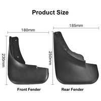 For Volkswagen Bora 2003-2008 4Pcs / Set Car Auto Soft Plastic Splash Flaps Fender Guard thumbnail