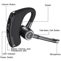Business & Car use Bluetooth Earphone - Wireless thumbnail