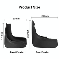 For Volkswagen Golf 6 2009-2013 4Pcs / Set Car Auto Soft Plastic Splash Flaps Fender Guard thumbnail