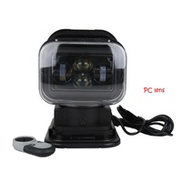 60W Dc 12 - 24V 400Lm Car 200M Wireless Remote Control 360 Degree Adjustable Led Search High Bay Lights / Spotlights thumbnail