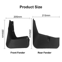 For Suzuki Vitara 2016-2019 4Pcs / Set Car Auto Soft Plastic Splash Flaps Fender Guard thumbnail
