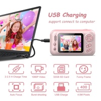 2.4 Hd Reversible Kids Camera + 16gb Memory Card & Reader - Yellow / Blue thumbnail