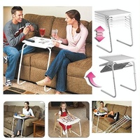 Portable Multi-purpose Laptop Table - Foldable & Adjustable thumbnail