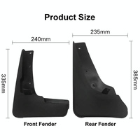 For Nissan X-Trail T31 2008-2013 4Pcs / Set Car Auto Soft Plastic Splash Flaps Fender Guard thumbnail