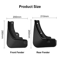 For Hyundai Ioniq 5 2020-2022 4Pcs / Set Car Auto Soft Plastic Splash Flaps Fender Guard thumbnail
