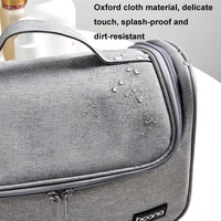 Portable Hair Dryer Storage Bag With Hook Large Capacity - Gray thumbnail