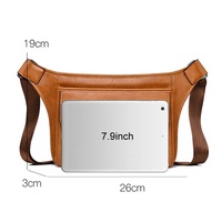 Large Capacity Crossbody Bag For Men D808 Single Shoulder Bag - Black thumbnail