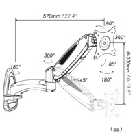 Gas Spring Wall-mounted Monitor Stand - Factory Design thumbnail
