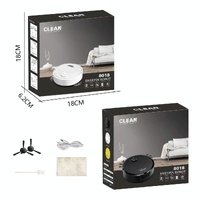 Smart Usb Charging Robot Vacuum for Family Cleaning - Yellow thumbnail
