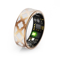Smart Ring With Heart Rate Blood Oxygen Sleep Monitoring - Multiple Sports Modes - Rose Gold - Size 13 thumbnail