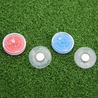 Magnetic Golf Cap Clip with Ball Marker - Mk011 - Red thumbnail
