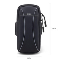 Waterproof Running Arm Bag For Mobile Phones Pouch For Outdoor Activities - Black thumbnail