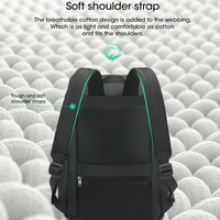 Men Simple Laptop Backpack - Compact & Stylish thumbnail