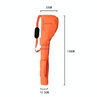 Portable Nylon Golf Bag - Lightweight and Durable - Red thumbnail
