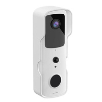 Smart Wifi Video Doorbell With Two-Way Intercom & Night Vision - Black thumbnail