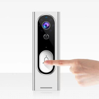 Smart Wireless Video Doorbell With Night Vision & Motion Detection - Black thumbnail