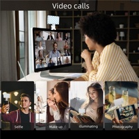 Portable Led Fill Light for Phone Laptop and Video Conferencing - Black thumbnail