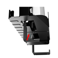 Wall-Mounted Bracket For Ps5 Console With Controller Vr Glasses And Headphone Storage - Black thumbnail