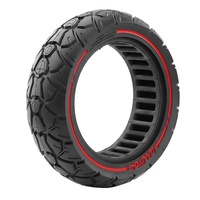 Electric Scooter Tire - 10x3 53.5 Card 255x80 & 80 / 65-6.5 Universal Off-road Red thumbnail